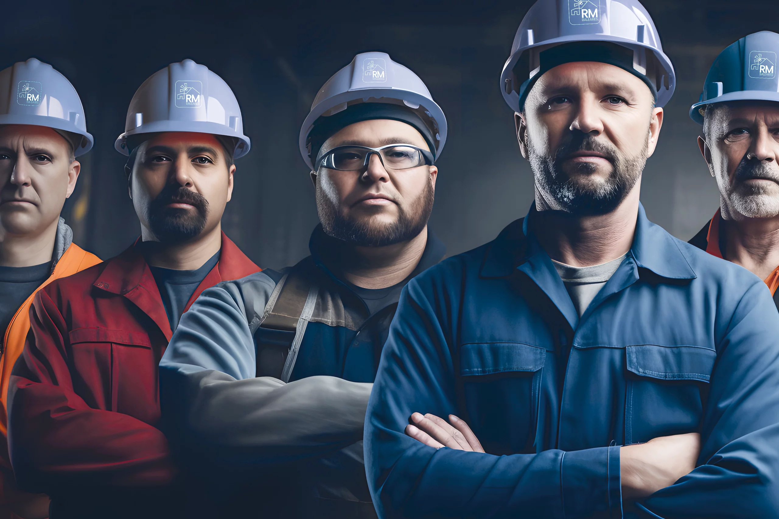 Bauarbeiter KI, Team Bauunternehmen