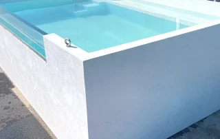 Swimming Pool als Aufstell-Pool in schöner Optik. Flexibles Poolsystem.